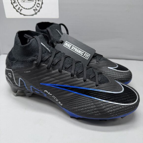 Nike Men Zoom Superfly 9 Elite FG Black Chrome Hyper Royal DJ4977-040 Size 7 NEW main image 7